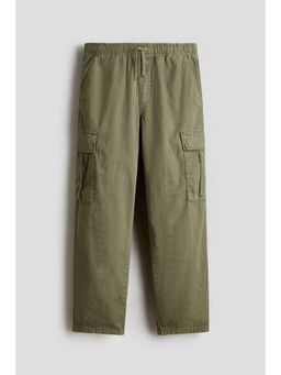 H&M - Boys Green Cotton Cargo