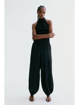 H&M - Women Black Balloon-Leg Joggers