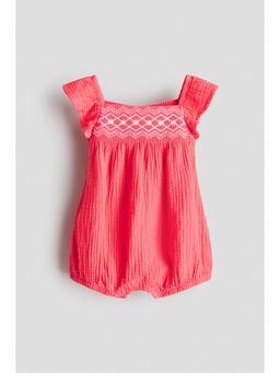 H&M - Girls Multi-Color Cotton Playsuit