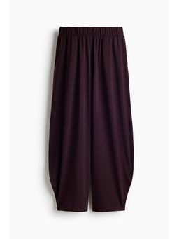 H&M - Women Purple Jersey Balloon Trousers