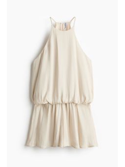 H&M - Women Beige Draped Playsuit