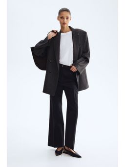 H&M - Women Black Bootcut Trousers