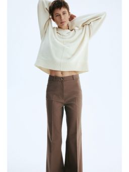H&M - Women Brown Bootcut Trousers