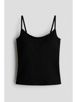 H&M - Girls Black Padded Strappy Top