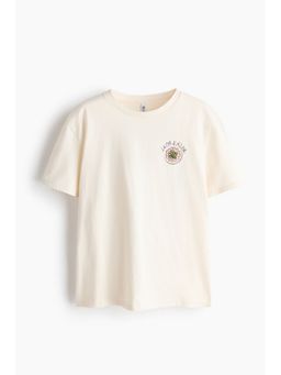 H&M - Women White Appliqued T-Shirt