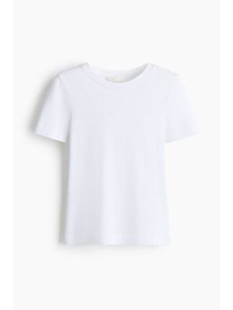 H&M - Women White Cotton T-Shirt
