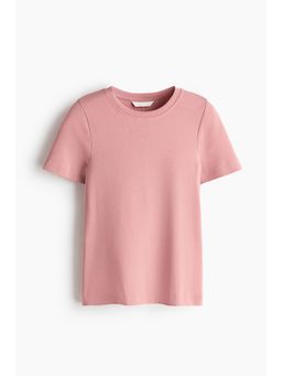 H&M - Women Pink Cotton T-Shirt