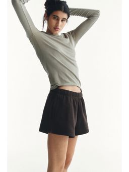 H&M - Women Brown Sweatshorts