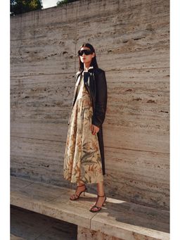 H&M - Women Multi-Color Lace-Detail Cotton Dress