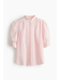 H&M - Women Red Puff-Sleeved Top