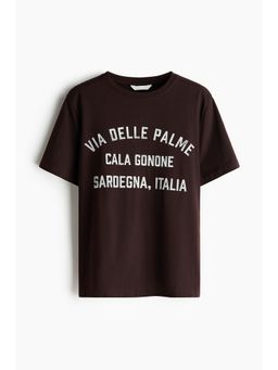 H&M - Women Brown Printed T-Shirt