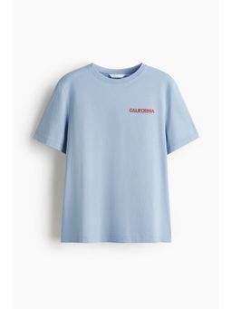 H&M - Women Blue Printed T-Shirt