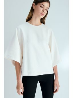 H&M - Women White Oversized T-Shirt