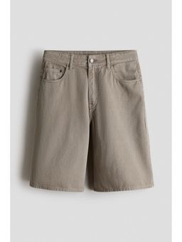 H&M - Boys Beige Loose-Fit Twill Shorts