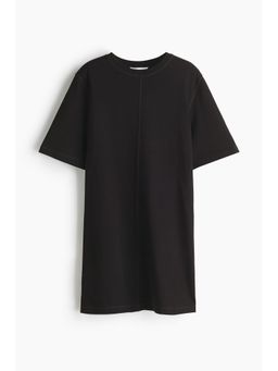 H&M - Women Black Cotton T-Shirt Dress
