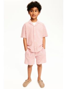 H&M - Boys Red Seersucker Shorts