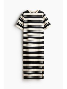 H&M - Women White Long T-Shirt Dress