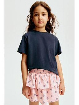 H&M - Girls Pink Tiered Muslin Skirt