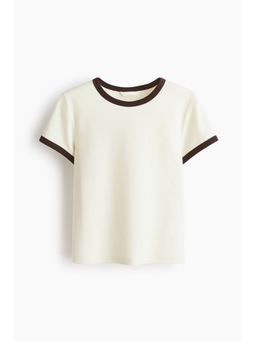 H&M - Women White Cotton T-Shirt
