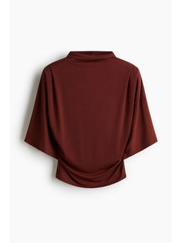 H&M - Women Red Draped Jersey Top