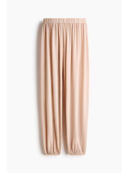 H&M - Women Beige Pull-On Balloon Trousers
