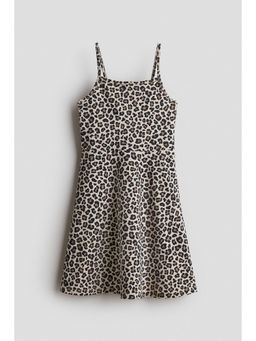 H&M - Girls Beige Strappy Cotton Dress