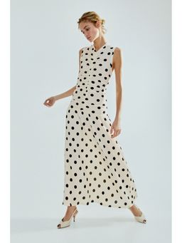 H&M - Women White Draped Jersey Dress