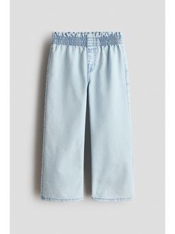 H&M - Girls Blue Wide Denim Jeans