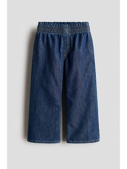 H&M - Girls Blue Wide Denim Jeans