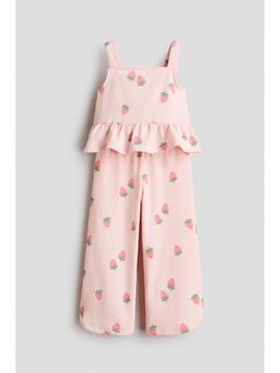 H&M - Girls Pink 2-Piece Jersey Set