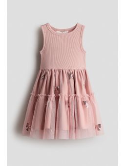 H&M - Girls Pink Tulle-Skirt Dress