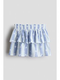 H&M - Girls Blue Tiered Skirt
