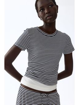 H&M - Women Multi-Color Ribbed T-Shirt