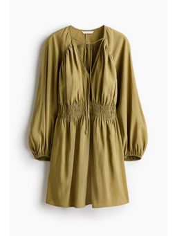 H&M - Women Green Oversized Tunic Dress