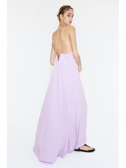 H&M - Women Purple A-Line Viscose Dress