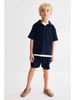 H&M - Boys Blue 2-Piece Velour Set