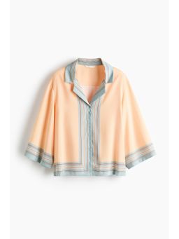 H&M - Women Orange Twill Resort Shirt