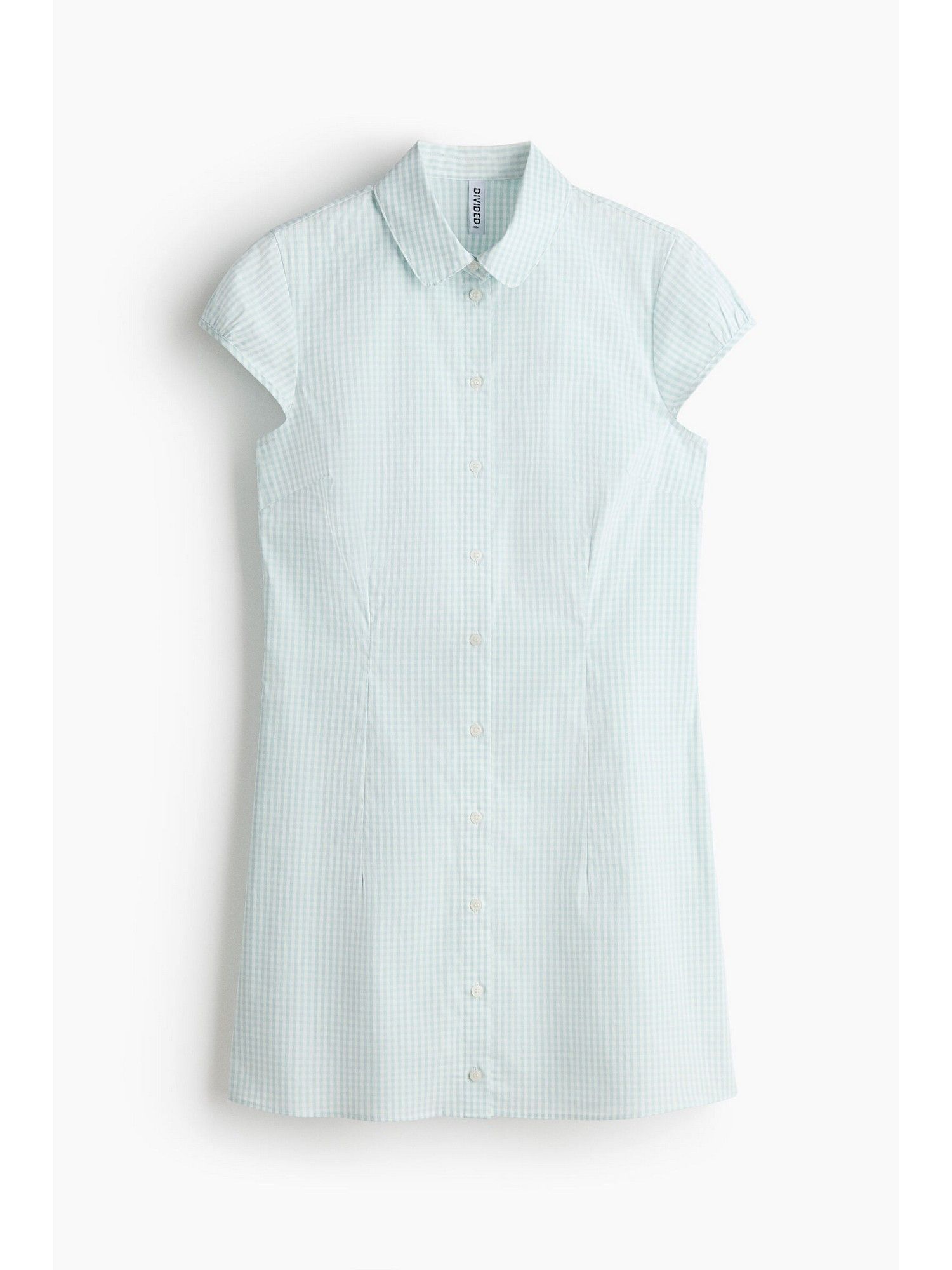 h&m Women Multi-Color Cap-Sleeved Shirt Dress-picture-23