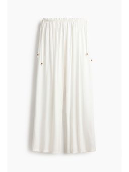 H&M - Women White Wide Drawstring Pant