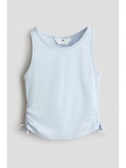H&M - Girls Blue Ruched Vest Top