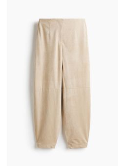 H&M - Women Beige Barrel Trouser
