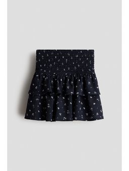H&M - Girls Blue Crinkled Tiered Skirt