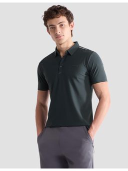 U.S. POLO ASSN. - Active Sports Mens Solid Slim Fit Active Polo T-shirt