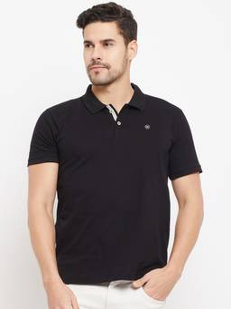 Cantabil - Men Black T-Shirt