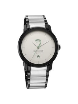 Sonata - Round Dial Analog Watch for Men_7147KM01