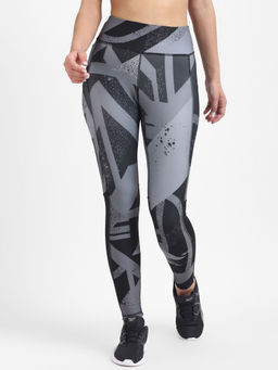 Reebok - Re Tight Aop Black Running Tights