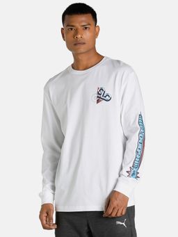 Puma - Cloud9 Longsleeve Men White T-shirt