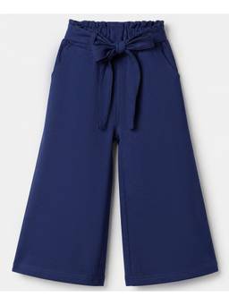 Honeyhap - Blue 100% Cotton Terry Single Pant With Bio Finish