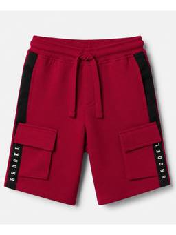Honeyhap - 100% Cotton Terry Solid Shorts With Bio Finish