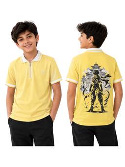 TotzTouch - Yellow Stylish Polo T-Shirt